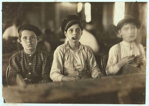 Child labour. Lewis Hine.