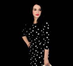 naimadahmergraphics:  Kat Dennings dresses