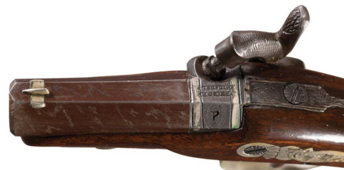 peashooter85:Engraved derringer pistol crafted by Henry Deringer of Philadelphia, mid 19th century.f
