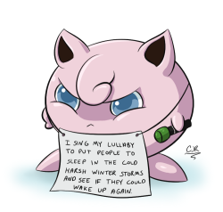 crosscjr-art-blog:  Jigglypuff doesn’t