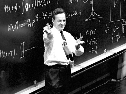 quantum-questions: Richard P. Feynman an astounding theoretical physicist and professor∆ Quantum mec