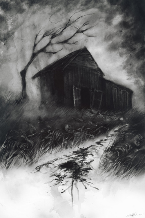 cinemamind: Some Stephen Gammell-esque pieces I made for the Chilling Tales for Dark Nights: Scary S