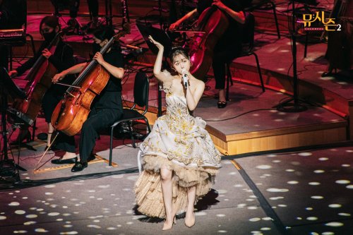 thegirlisuedtobe: 이지혜 Lee Ji Hye at the 2021 Museezn Reprise Concert, both evening and matinee perf