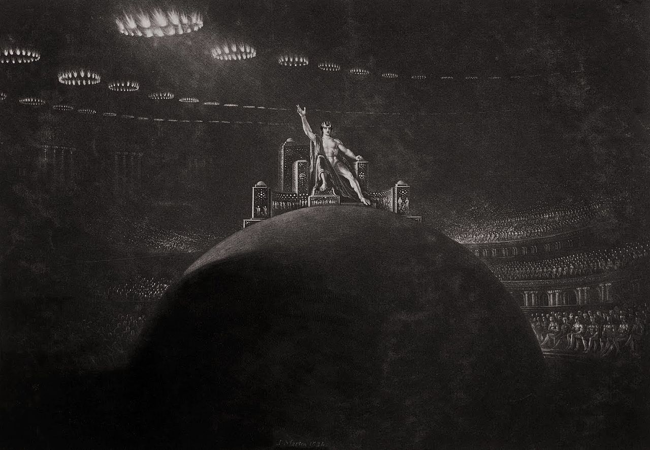 Satan on his throne - John Martin (1824)&ldquo;Better to reign in Hell than serve