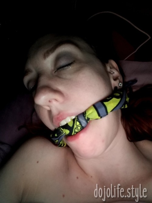 my Sir loved my makeshift ball gag before he gave me my own to wear for himSir’s Picks