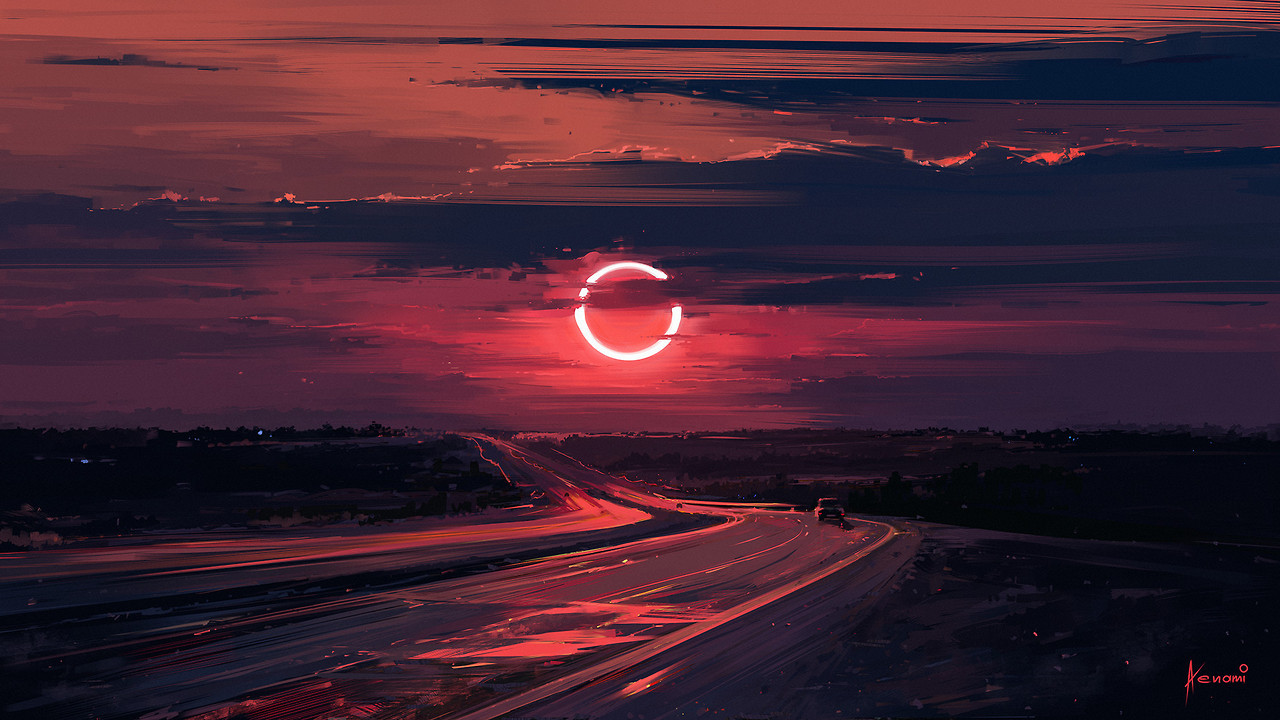 animehall:  by Alena Aenami 