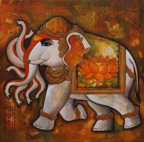 Airavatha , the Indra´s elephant by Rajeshwar Nyalapalli