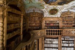 gnossienne: Library in the monastery of Waldsassen, Upper Palatinate, Bavaria 