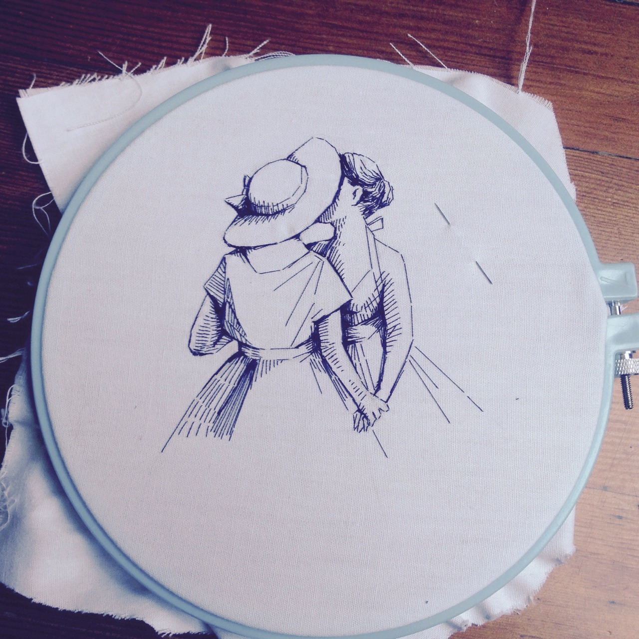 norhuu:  Embroidered lesbians. 