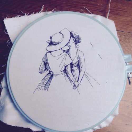 norhuu:Embroidered lesbians.