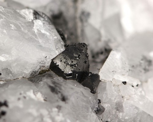 ggeology:  Magnetite and Calcite // Otamo dolomite quarry, Siikainen, Western and Inner Finland Region, Finland