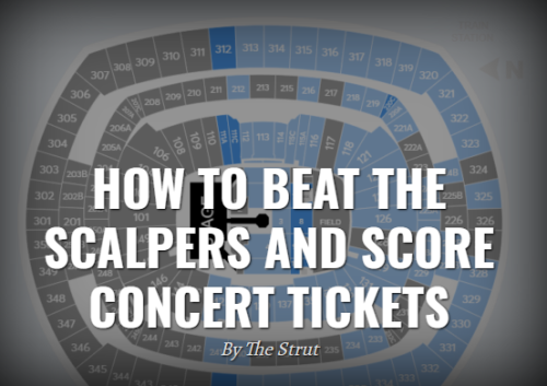 Does the above image stress you out?? Learn how to beat the scalpers and get concert tickets in the 