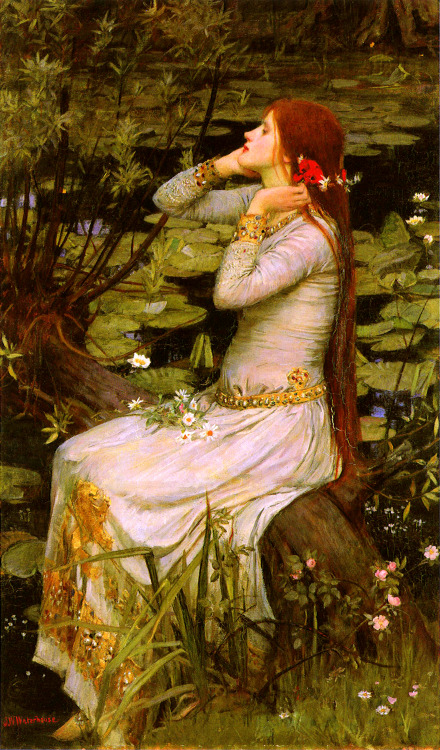 nigra-lux:WATERHOUSE, John William (1849–1917)Ophelia1894oil on canvasEd. Orig. Lic. Ed.