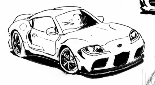 Cars&hellip; but cute?!I drew some of my favs! A Rally Celica, Miata, and RX7