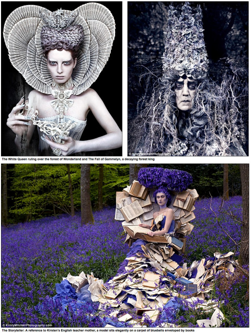 thestarlighthotel:  Kirsty Mitchell’s late mother Maureen was an English teacher who spent her life inspiring generations of children with imaginative stories and plays. Following Maureen’s death from a brain tumour in 2008, Kirsty channelled her