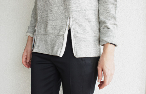 DIY Philip Lim Inspired Multi Zipper Sweatshirt Tutorial from Style Reload by Virginie Peny here. Fo