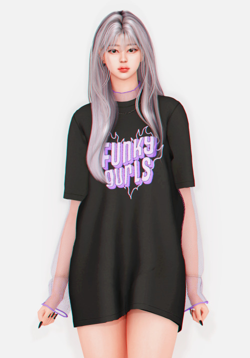 — Glitch T-Shirt by PlbsimsGlitch T-Shirtoriginal mesh | 14 swatches | all lod’s | hq compatible | f