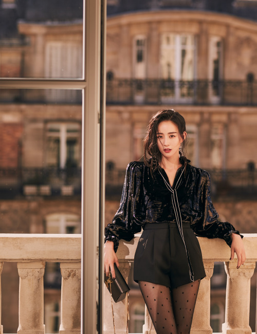 [HQ] Janine Chang in Saint Laurent Fall 2019 - 2592 x 3370