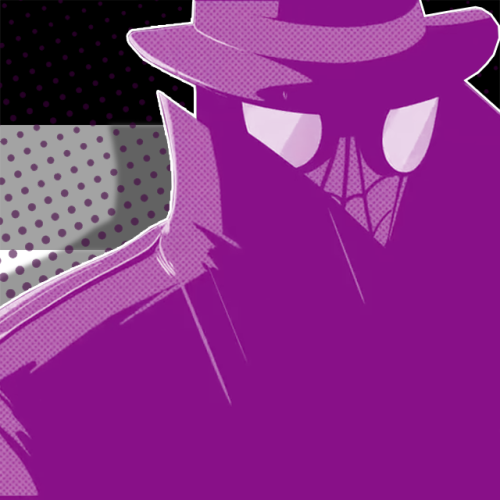 mlm-kiri: Asexual Spider-Noir icons requested by @isashi-nigami! Free to use, just reblog! Requests 