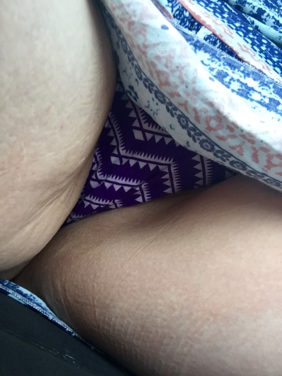 msjigglypuffs:  Up skirts in the car while sitting in the store parking lot
