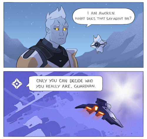 marshound:A comic about my Titan and being, first and foremost, a Guardian