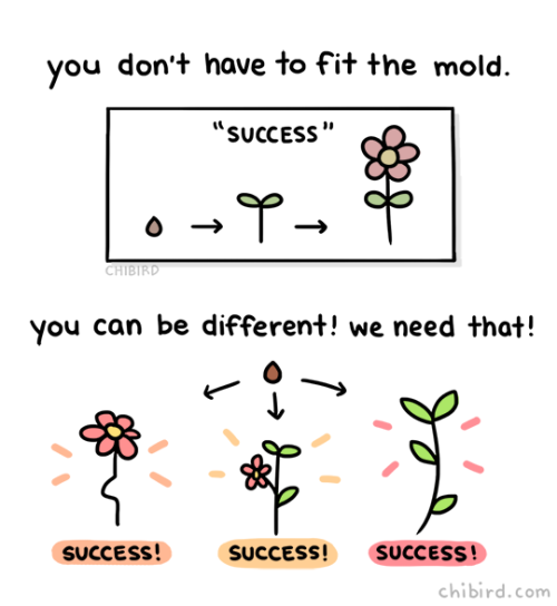 chibird: There isn’t just one path that represents success- there are hundreds of possibilitie