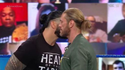 mrawkweird:Roman whispered that his man bun was better like the catty bitch that he is.