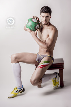 gay-soccer-lad:Keepy Uppy in his socks and