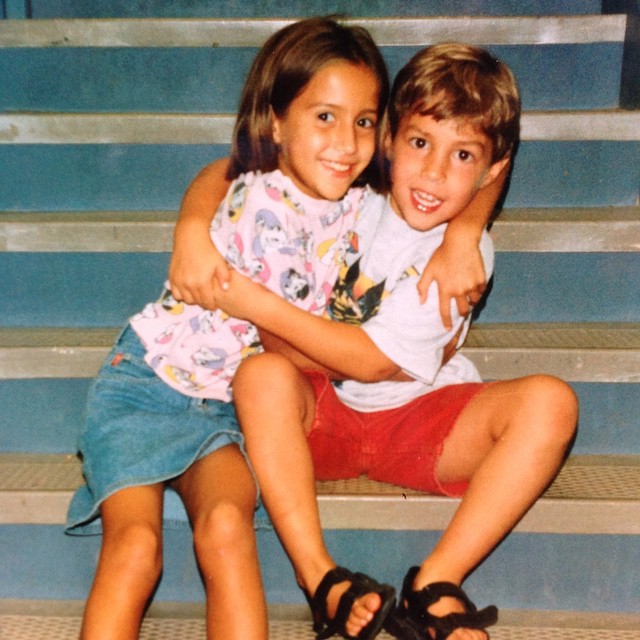 Happy #NationalSiblingDay @ianarrested! Remember when our parents forced us to pretend