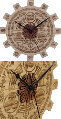 retrogamingblog:  Zelda Gate of Time Clock made by woodentek