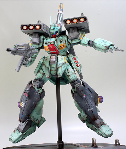 gunjap:  YadaSaki’s HGUC PROTOTYPE STARK JEGAN CUSTOM. Full photo report (wip too) credithttp://www.gunjap.net/site/?p=342479