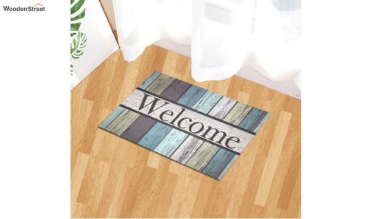 CLZ Mats Shoes Off Fuckers Welcome Funny Personalized Doormats Entrance Floor Mat Funny Doormat Home and Office Decorative Indoor/Garden/Kitchen Mat Spoof Gift Fabric Top with a Anti-Slip Rubber Back
