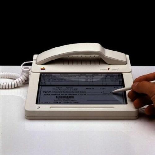 streetcash:  guerre:  Apple’s Touchscreen “iPhone” Prototype from 1983   This is so meta I’m reblogging this from my iPhone going wow I could be reblogging this from that