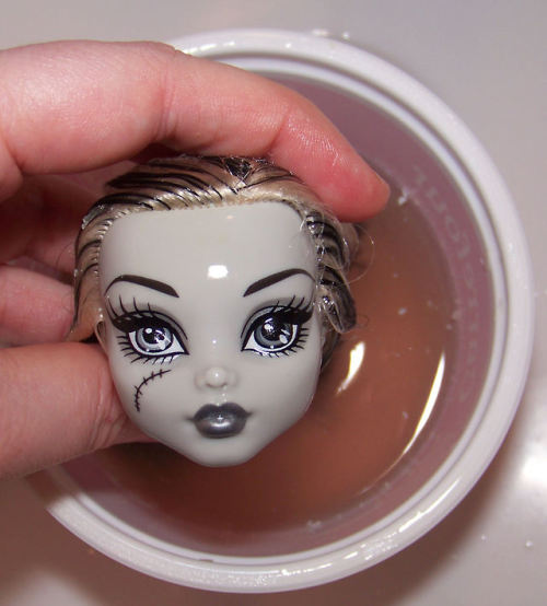 squished baby doll head