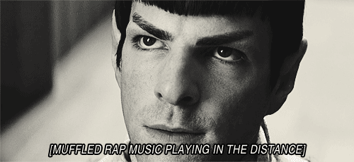 demarches:#omg do you ever think like #how Chekov and Sulu probably have old terran music in the shi