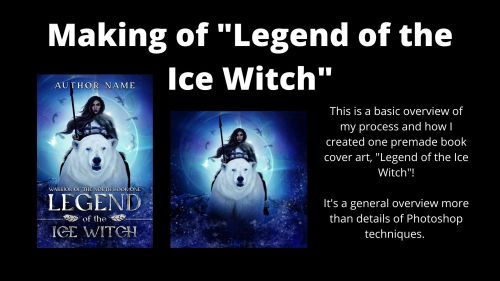 coolcurrybooks:How I made the premade book cover, Legend of the Ice Witch. A text version of this is