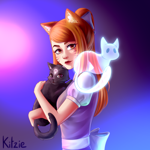 FanArt of Chat (A Youtuber, Streamer and Artist I like!)