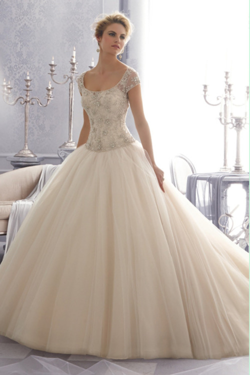 Wedding A-line Off-the-shoulder Organza 2015 wedding dress