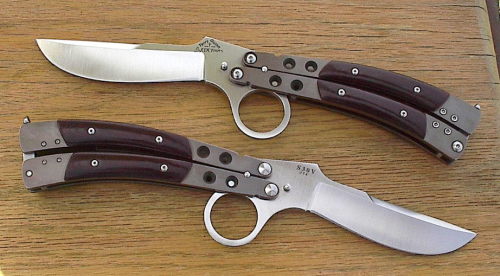 gunrunnerhell:  Terry Guinn Knives - Ring Fighter Balisong