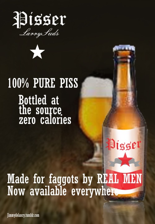 alpha4goodboi:  rockeyleatherman:  I’ll take a case, Fuck Yeah   Alpha4GoodBoiA beer for my faggots. Great idea. That would go with the coffee and cream I give them which I showed in a previous post. 