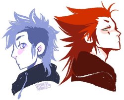 trashcanprince:i love these boys but they are so hard to draw!