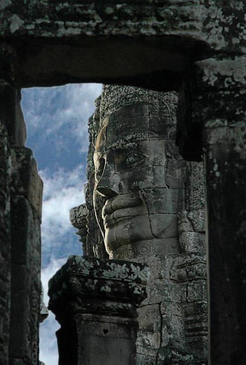 Bayon Temple in the ancient city of Angkor Thom