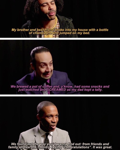 amandabaldyga:“How did you find out about your Tony nominations?”