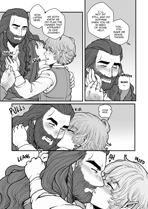  [Bagginshield Comic] [Pages 1 | 2 | 3 | 4 | 5 | 6 | 7 | 8 | 9 | 10 ] KISS KISS Fall in love. I did 