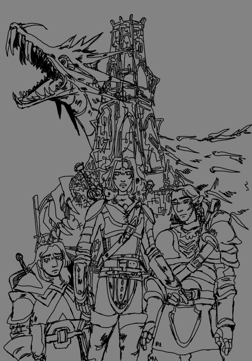 This Is From Like A Year Or So Ago But DAO Art Lol I Still Really Like The Composition But I Will Never