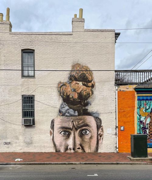 ‘Overthink’ Work by Onur for the 2015 edition of the Richmond Mural Project.