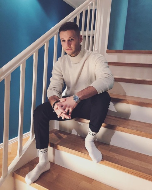 white socks and handsome fellas