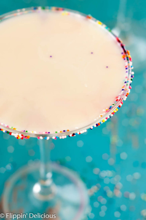 Gluten Free Dairy Free Funfetti MartinisGet the recipe here.