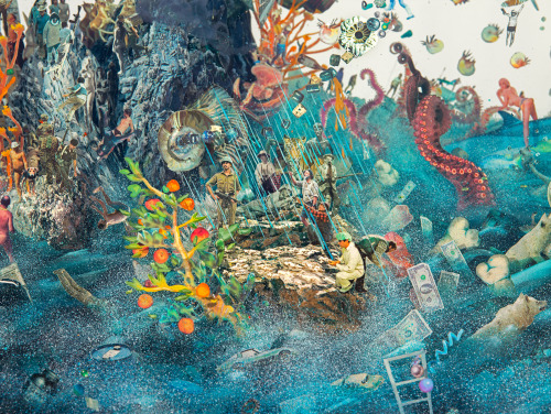 artruby: Dustin Yellin, 10 Parts, at GRIMM Gallery.