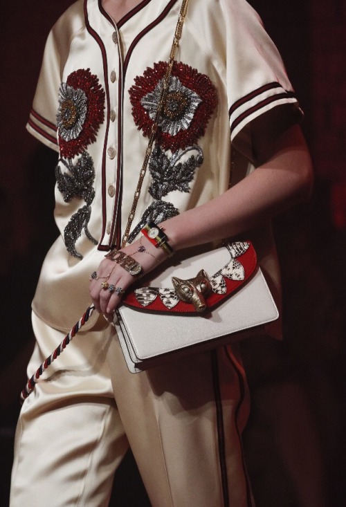 shyofjune:favorite looks / gucci spring 2017 ready-to-wear details